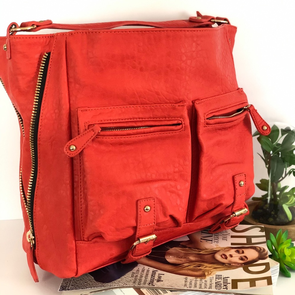 Hot Red Beautiful Hobo/Shoulder bag Large